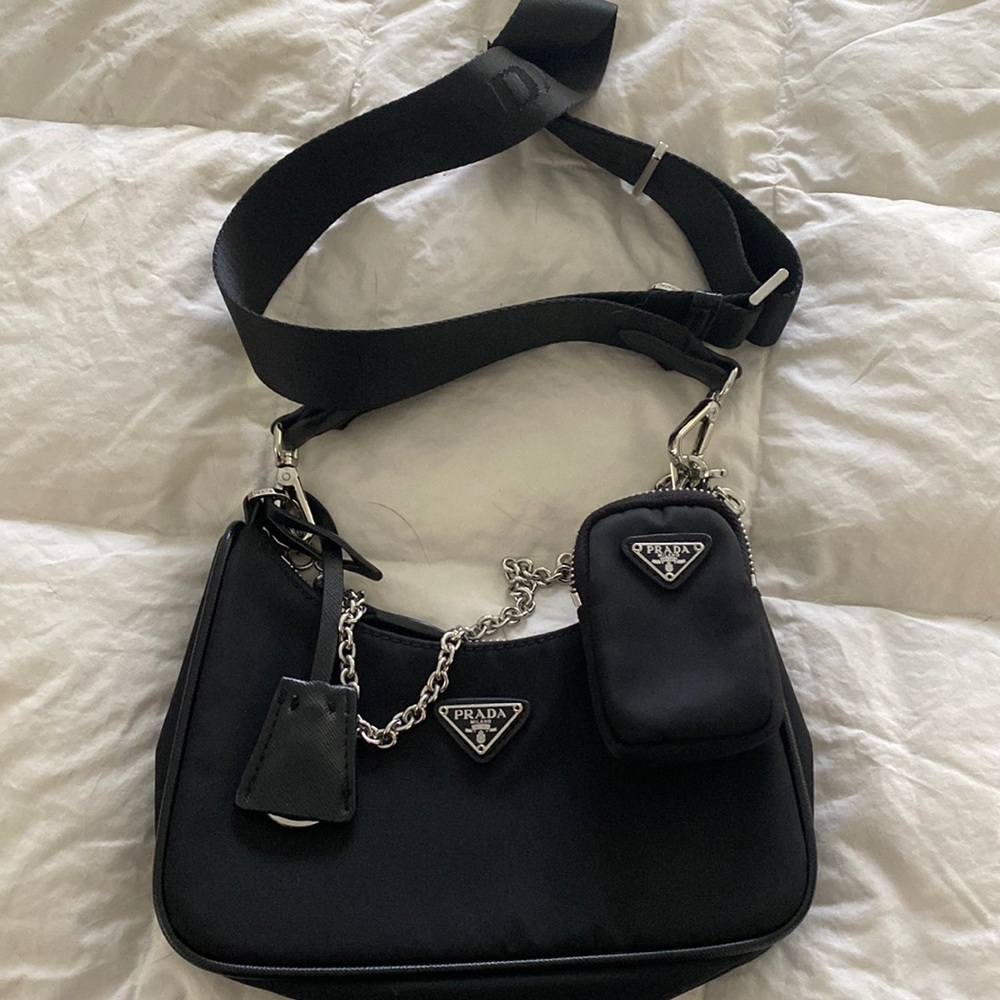 Prada cross body chain bag